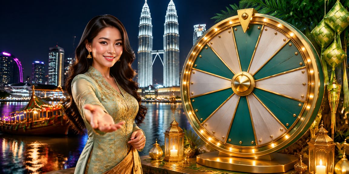 Suasana permainan kasino hidup di Kuala Lumpur sempena Hari Raya
